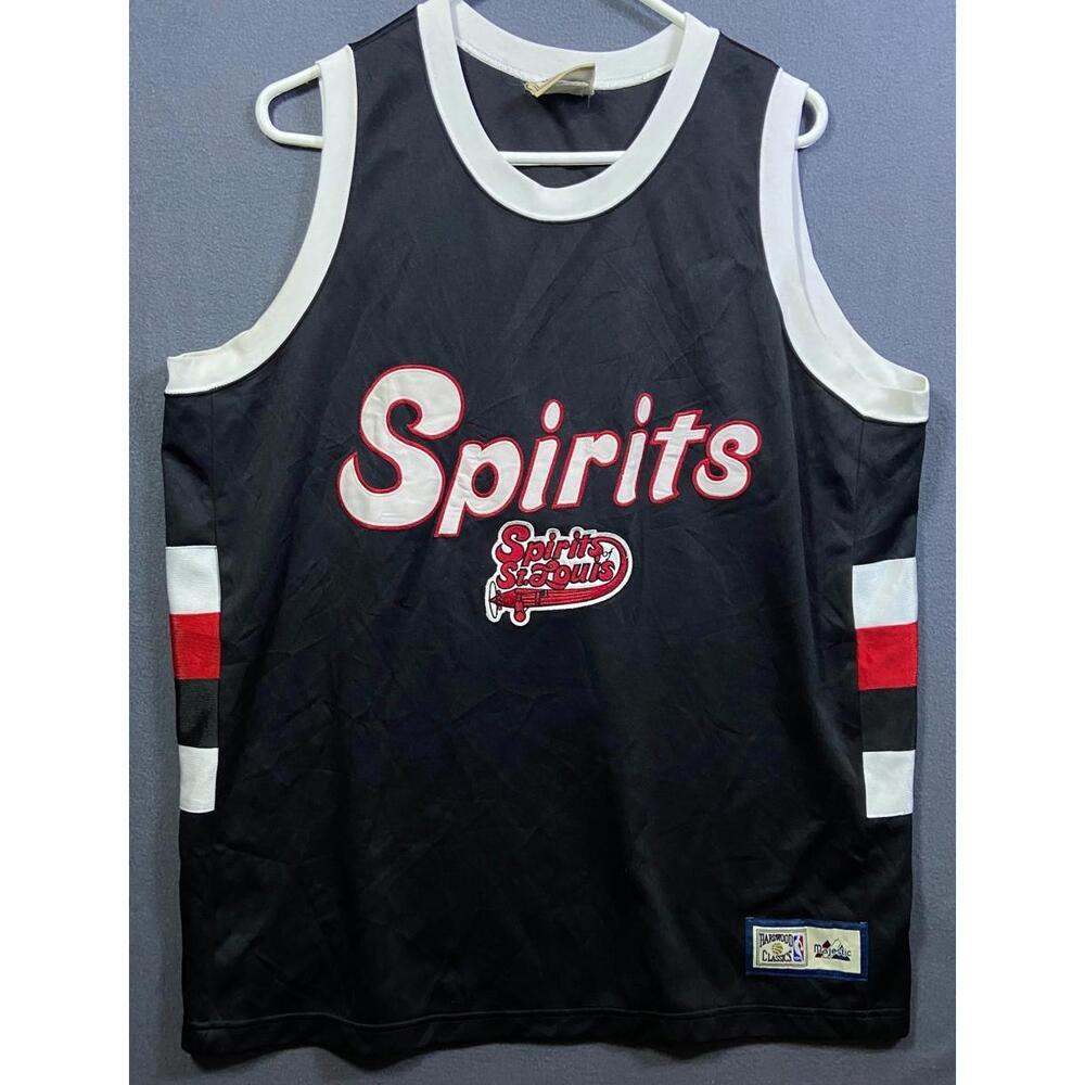 Rare Basketball Jersey Hardwood Classics James Fly Williams St Louis Spirits VTG